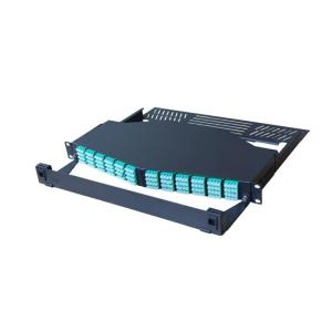 Angled HD patch panel