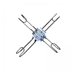 Fiber cable coiling bracket